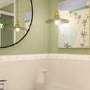 3D Polka Dots Flexible Chair Rail Classic Wall TrimPeel and Stick Panels Molding TrimSelf -Adhesive Wall Trim Easy DIY Installation for Mirror Edge, TV Background, Home Wall Decor (1.18IN*0.43IN)