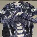 Halloween Bodysuit Adult 3D Skeleton Print Jumpsuit Costumes for Cosplay Party, L