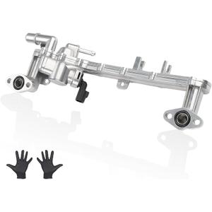 Aluminum Rear Coolant Water Heater Pipe Replacement for LR109402 LR122709 LR087559 LR077042 LR018273 AJ814007 AJ812458 Compatible with 2010-2020 LAND ROVER LR4 RANGE ROVER SPORT V8 5.0L