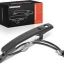 A-Premium Front Left Driver Side Exterior Door Handle with Sensor & Keyhole Compatible with Nissan Altima 2007-2012, Altima 2013 Coupe, Sentra 2007-2012, with Passive Entry, Primed Black