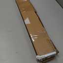 Ivilon Drapery Window Curtain Rod - End Cap Style Design 1 Inch Pole. 48 to 86 Inch Color Black