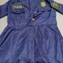 Loscola Police Costume for Girls Kids, Police Officer Costumes for Girl, Halloween Costume Girls for 3-12, Cop Uniform, M