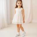 6 Pack Girls White Socks White Socks With Ruffles Kids Ruffles Sock Girls School Uniform Kids Cotton Crew Ankle Cute Frilly Dress Sock 6-8Years (White)