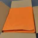 HolidayIdeas Outdoor Curtains for Patio Waterproof, 6 Panels - 54x95 Inches - Weatherproof Privacy Outsides Curtains for Cabana Porch Pergola, Sunlight & UV Blocking (Mecca Orange, Grommet Top)