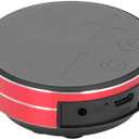 Bone Conduction Speaker, Bluetooth, AUX, Small Memory Card, Stereo, Water Proof, Intelligent Suction Cup Design, for Outdoor and Indoor Bathroom (Red)