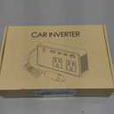 300W Car Power Inverter - YSOLX Dual DC 12V to 110V AC Car Outlet Adapter to Wall Plug, 24W Fast Charging USB-C&USB-A, Portable Charger Converter with for Laptops, Phones