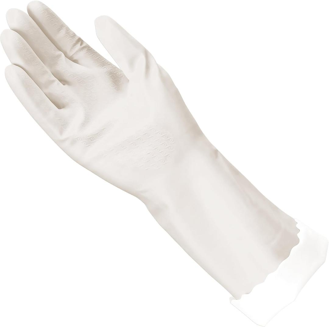 Mr. Clean Bliss Premium Reusable Latex-Free Vinyl Cleaning Gloves with Non-Slip Grip, Large (Large (Pack of 2))