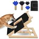 FL Falatier Dog Scratch Board Large Dog Scratching Pad Multi-Functional Trimming Tool Alternative to Dog Nail Clippers and Dog Nail Grinders Easy Nail Care with Dog Treat Drawer