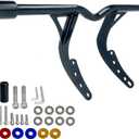 2018-up Softail Footpeg Engine Guard 1.25" Highway Crash Bar for Harley M8 2018-up Street Bob FXBB FXBBS Low Rider FXLR FXLRS FXLRST Standard FXST (Gloss Black)