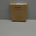 SURAIELEC Christmas Electric Window Candles, Dusk-to-Dawn 3-Light Candolier Window Candles, Plug-in Window Candle with 1.9" Narrow Base, Flameless Candle for Window, Mantel, Table, UL Listed, 1-Pack