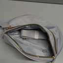 Bum Bags for Women Crossbody,Spacious Nylon Crossbody Bag Trendy Checkered Purse Shoulder Bag 2025 (Light Grey)