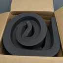 Certified Charcoal Rubber Cushion (Seat Replacement, Foam Padding, Acoustic Upholstery Sheet ) - 1"H X 12"*36"