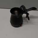 Coffee Maker, ABS Stainless Steel Electric Arabic, Greek & Turkish Coffee Pot, 600ml Even Heating Tea Maker Kettle with Removable & Anti Scald Handle for Greek Arabic Tea, Milk