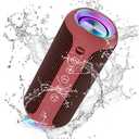 Ortizan X10 Portable Bluetooth Speaker, 24W Stereo Sound, IPX7 Waterproof, 30H Playtime, 66ft Bluetooth Range, TWS Pairing, Red
