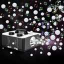 Fog Machine, No Spill Fog Bubble Machine, Portable Smoke Bubble Machine, Bubble Fogger, Bubble Fog Combo Machine for Indoor Outdoor Party Wedding Birthday Photograph Christmas Halloween (Two-tone)