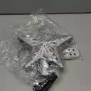 Patiobay Christmas Tree Topper Lighted with 6 Projected Patterns, Christmas Star Tree Topper Built-in LED Rotating Lights, 3D Glitter Projector for Party Holiday Xmas Decorations Gifts (Silver)