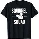 Black "Squirrel Squad" TShirt Medium