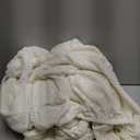 H.VERSAILTEX Velvet Stretch Couch Cushion Cover Plush Cushion Slipcover for Chair Loveseat Sofa Cushion Furniture Protector Seat Cushion Sofa Cover (3 Piece XL Sofa Cushion Covers, Cream)