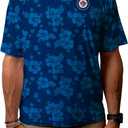 Blue 84 NHL Mens NHL Officially Licensed Short Sleeve Performance Polo Floral (X-Large, Team Color)