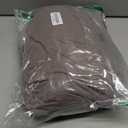 MooMee Bedding Duvet Cover Set 100% Washed Cotton Linen Like Textured Breathable Durable Soft Comfy (Heathered Mauve Brown, Queen 90"x90")