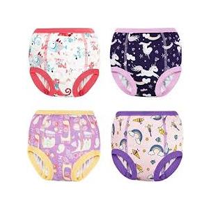 MooMoo Baby Potty Training Pants 4 Packs Absorbent Toddler Potty Training Underwear for Boys and Girls Cute
5T
