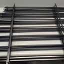 Metal Garden Fence Panels 36" H x 11.6 Ft L, 5 Pack No Digging Decorative Garden Border Fence, Rust-Resistant Black Landscape Edging for Flower Beds, Yard, Patio