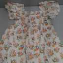 Gymboree,Girls,and Toddler Short Sleeve Tiered Dresses,Garden Bunny,10