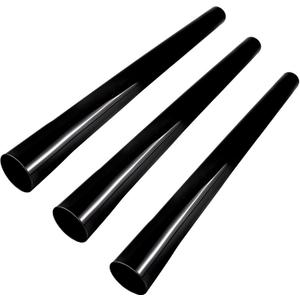3Pack Vacuum Extension Tubes, 1.25 Inch Diameter, 14.76 Inch Length - Black | Compatible with 1-1/4 Inch Hose Wet/Dry Vacuum Cleaners | Versatile Tool (Black, 3 P 14.76 ")