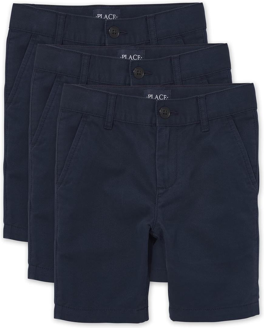 Stretch Chino Shorts (Black, 8)