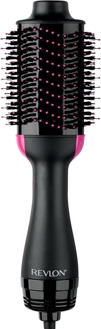REVLON One-Step Volumizer Hair Dryer and Styler  Easy Salon-Style Blowouts  Less Frizz, More Shine, and Reduced Heat Damage, for All Hair Types and Lengths (Black) (1.0 VOLUMIZER)