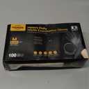 TitanFlex Disposable Nitrile Exam Gloves, 6-mil, Black, Heavy Duty, Latex Free, Food Safe for Cooking & Food Prep