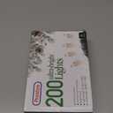 PREXTEX 200 Count Clear Christmas Tree Lights - 40 ft Warm Incandescent String Lights with Green Wire - Indoor and Outdoor Mini Light for Christmas, Holiday Decorations, Trees, Fences, Patios and More