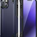 Shockproof for iPhone Case,[Military Grade Drop Protection],Pocket-Friendly,Full-Body Protective Basic Back Cover (Blue, iPhone 13 / iPhone 14 6.1)