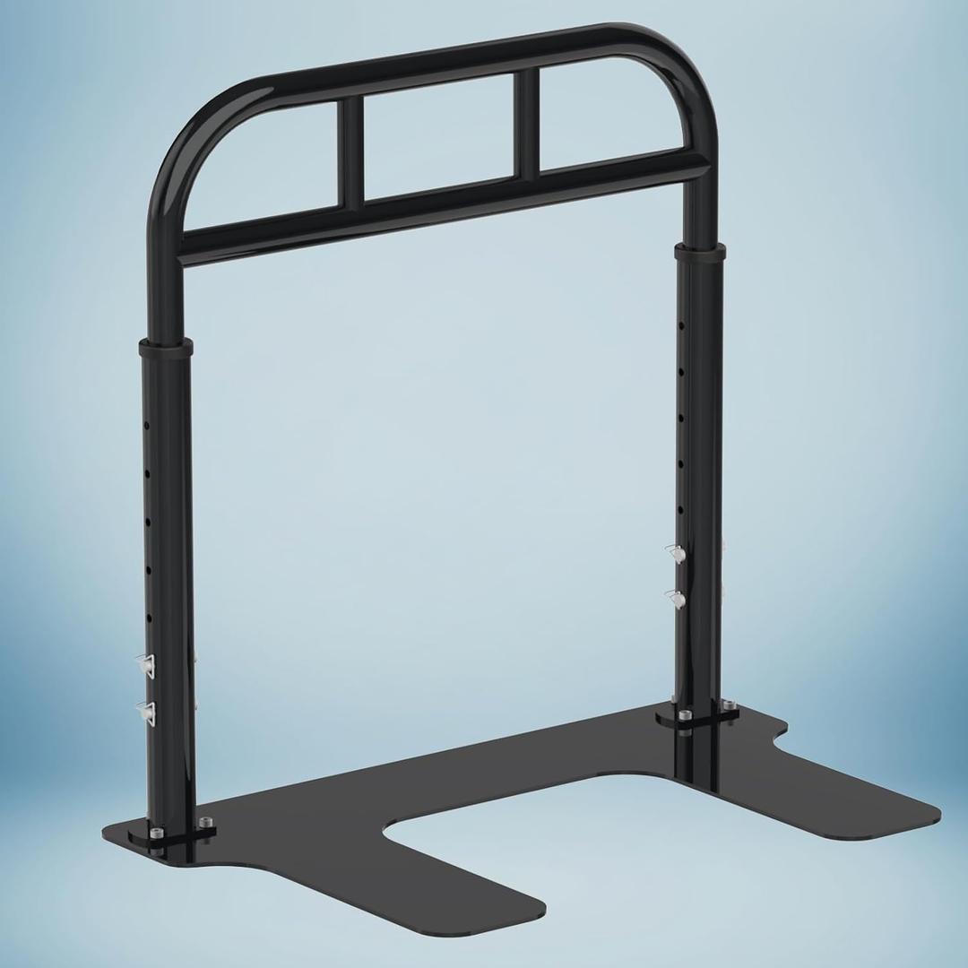 Adjutsted Couch Chair Sofa Lift Assist Rail Handrail Bar for Elderly, Black 31.5"W x 29.1"H