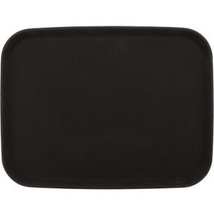 G.E.T. NS-1520-BK BPA-Free Non-Slip Plastic Rectangular Serving Tray, 15" x 20", Black