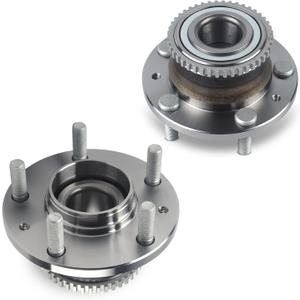 Autoround Pair 512271 Rear Wheel Bearing and Hub Assembly Compatible with Ford Fusion 2006-2012, Mazda 6 2003-2008, Lincoln MKZ 07-12/ Zephyr 06, Mercury Milan 06-11 FWD, 5 Lug w/ABS