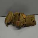 10 in 1 Tactical Duty Belt,Security Military Belt with Pouches,Rig Police Molded Pouches Kit Tactical Security Guard Belt (Muddy Brown)