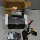 Double Din Car Stereo Radio Compatible with Apple Carplay and Android Auto, 7-Inch HD Touchscreen with Voice Control, Mirror Link, Backup Camera, Steering Wheel, Bluetooth, FM, USB/TF/AUX Port