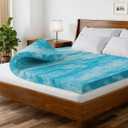 3 Inch Memory Foam Mattress Topper Queen Size - Super Soft Gel Infused Bed Topper - Plush Ventilated Mattress Pad for Pressure Relief & Pain-Free Sleep - CertiPUR-US & Oeko-TEX Certified Foam