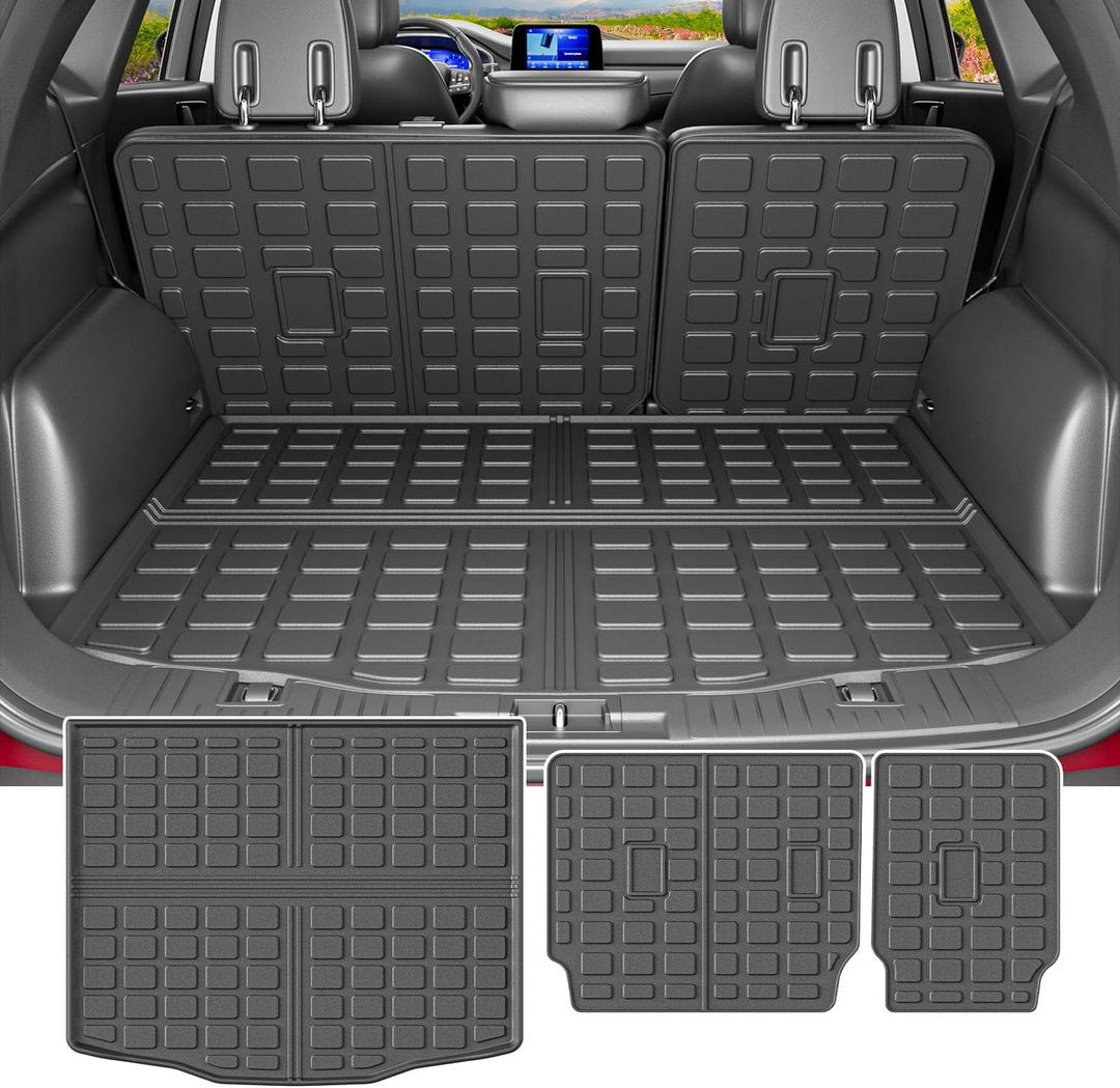 powoq Cargo Liner Compatible with 2020-2026 Ford Escape Trunk Mat All Season Protection TPE Cargo Mat Replacement for 2020 2021 2022 2023 2024 2025 2026 Ford Escape Accessories