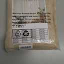 LAMIT Small Cafe Linen Curtains 36 Inches Long, Semi Sheer Light Filtering Panels Back Tab and Rod Pocket Small Cafe Drapes for Basement/Window/Loft Room, Linen, 2 Panels, 34 x 36 Inch