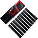 CKAuto 1oz, Black, Adhesive Stick on Wheel Weights,EasyPeel Tape, 36 oz/Box, US Quality(36pcs)