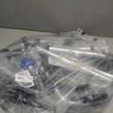 Folding Walker with 2 Precut Tennis Balls, 5" Wheels Lightweight Walkers for Seniors and Adults, Supports Up to 350 Pounds, Adjustable Height, Compact Standard Walker