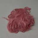 BUPPLER Cosplay Long Pink Wig 28 Inch Middle Part Synthetic Wig Realistic Gifts Party Wigs for Women Daily Use Colorful Wigs (Pink)