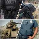 Amazon.com : HipierFx 10 in 1 Tactical Duty Belt Military Police Battle Belt Versatile Modular Equipment System for Law Enforcement : Sports & Outdoors