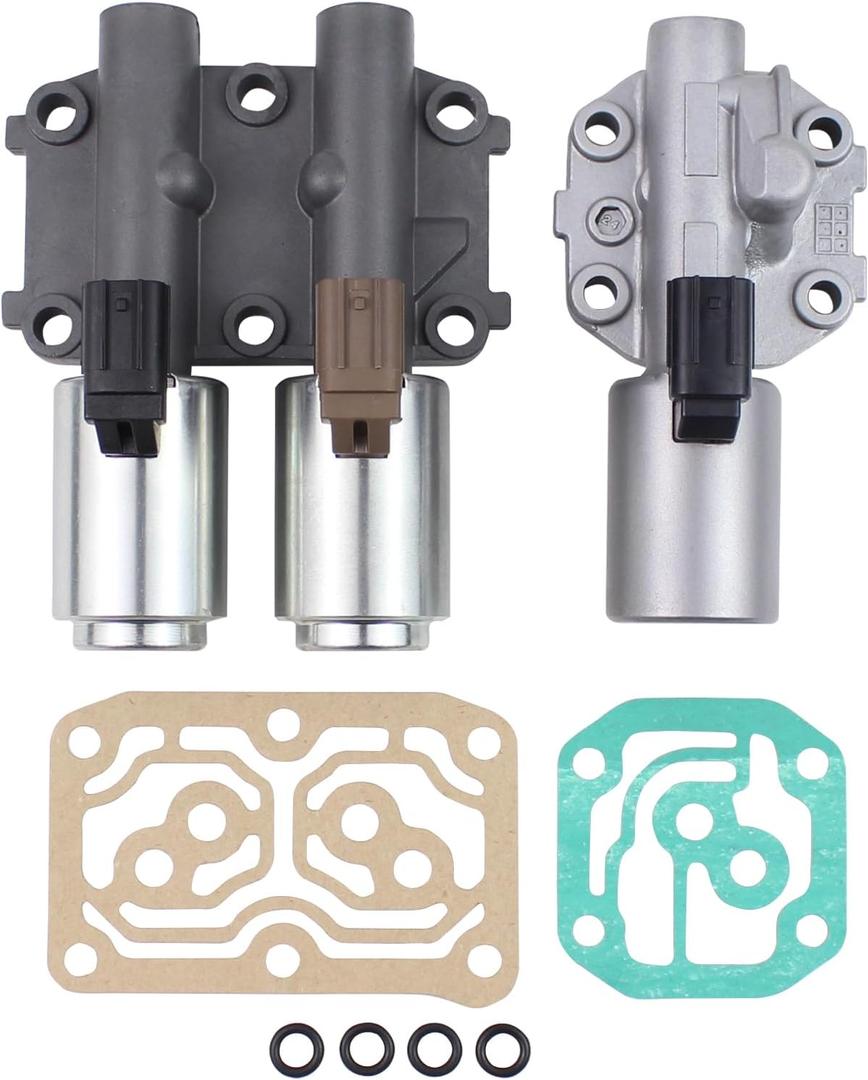 Automatic Transmission Single and Dual Linear Shift Solenoid Valve with Gasket Set for Acura TSX 2004 RSX 2002-2005 for Honda Element 2003-2008 CR-V 2002-2010 Accord 2003-2007