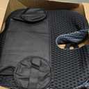 Car Seat Cushion Memory Foam Car Booster Seat Cushion for Adults Wedge Design for Driving Height & Comfort Breathable Mesh Seat Pad for Car Seats with Adjustable Straps