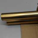 Heavy Duty Curtain Rods,1 1/4" Large Diameter Premium Nonadjustable Curtain Rod,96in/8ft Custom Window Treatment Rods with Durable Aluminum Brackets and End Caps,Gold Finish