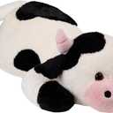 Weighted Plush Cow Stuffed Animal, 25.6 inches, 5 lbs, Soft Plushie for Kids and Adults (Cow Large)