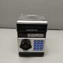 Piggy Bank for Kids - Electronic Money Saving Box w/Code- ATM Safe - Toy Coin Bank - Christmas Boys Toys for Age 3, 4, 5, 6, 7, 8, 9 - Birthday Gifts for 8, 9, 10, 11, 12 Year Old Boy and Girl (Black & Silver)